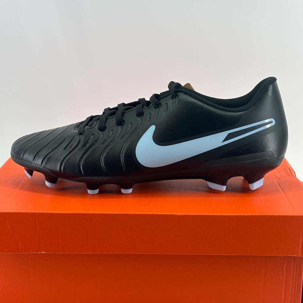 Nike Tiempo Legend 10 Club FG/MG Mens 11.5 Black DV4344-003 New Soccer Cleats